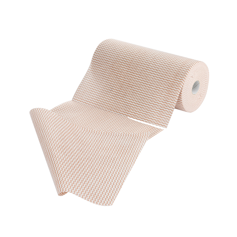 Gentian buluh/viscose poliester tahan minyak tanpa tenunan roll pembersihan