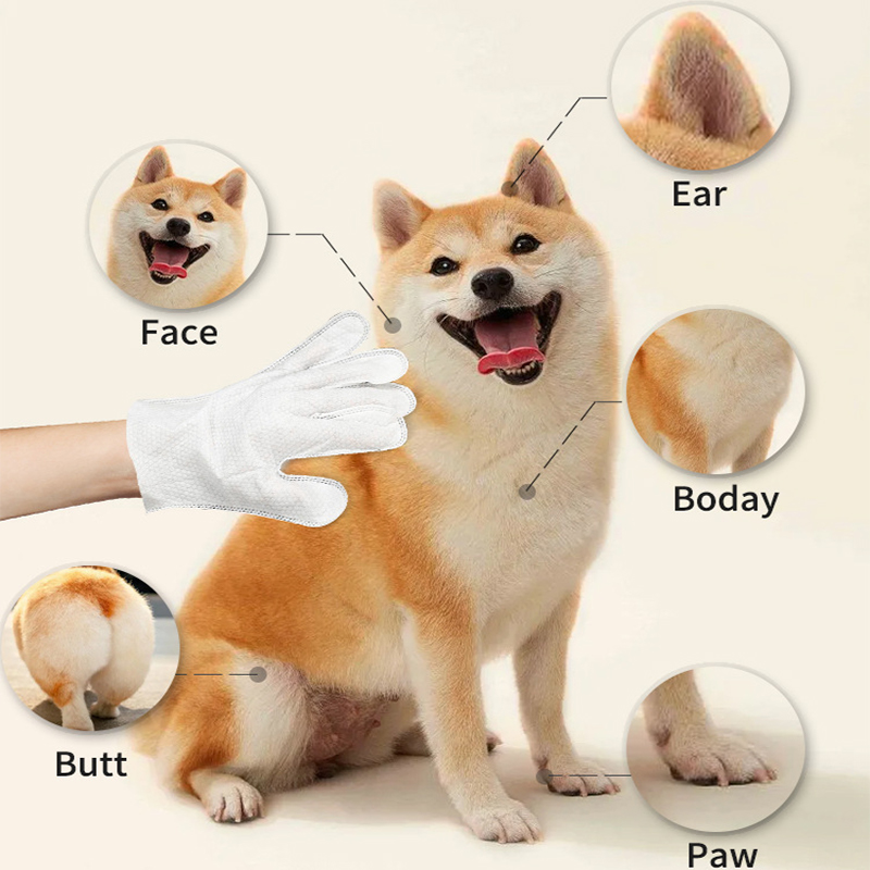 Clean Fur Deodorizing Glove Basah Basah Buang