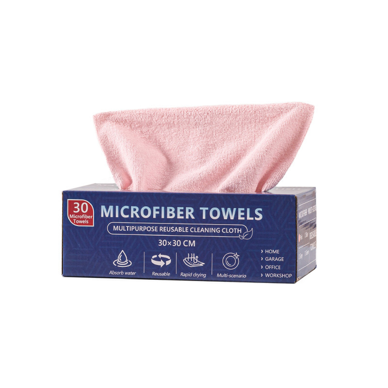 Tuala pembersihan mikrofiber ultra-halus yang boleh guna